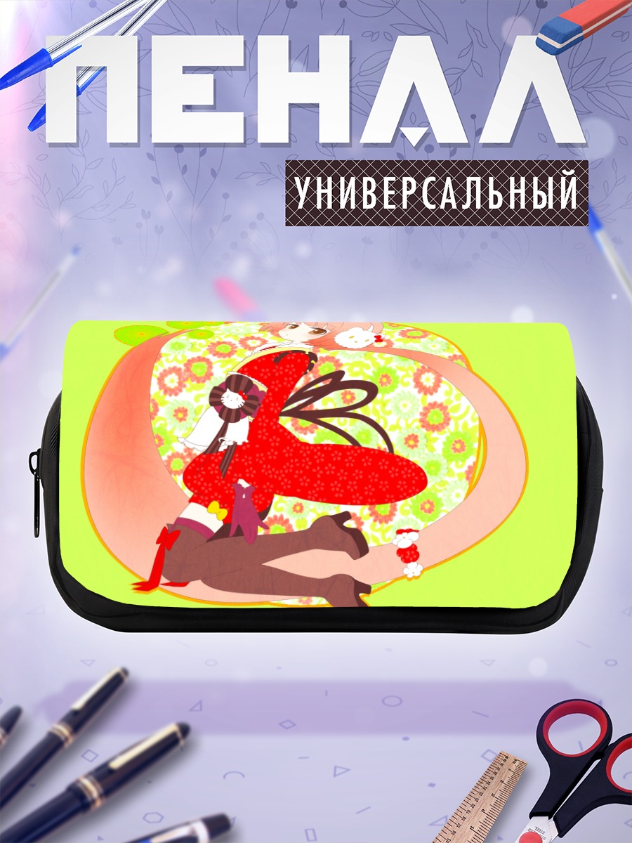 Пенал-косметичка Ироха Некомура в цветах