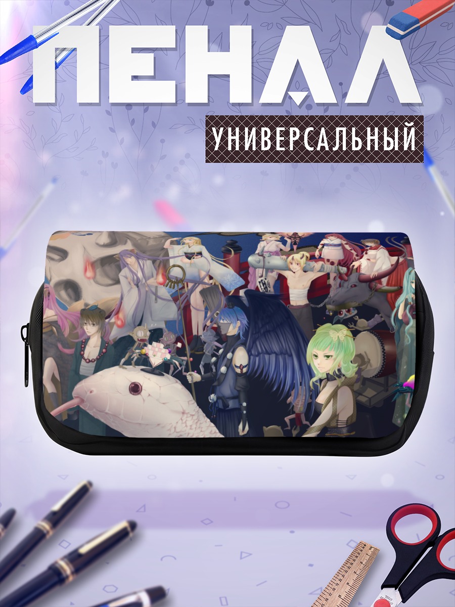 Пенал-косметичка Мику Хацунэ и Вокалоиды