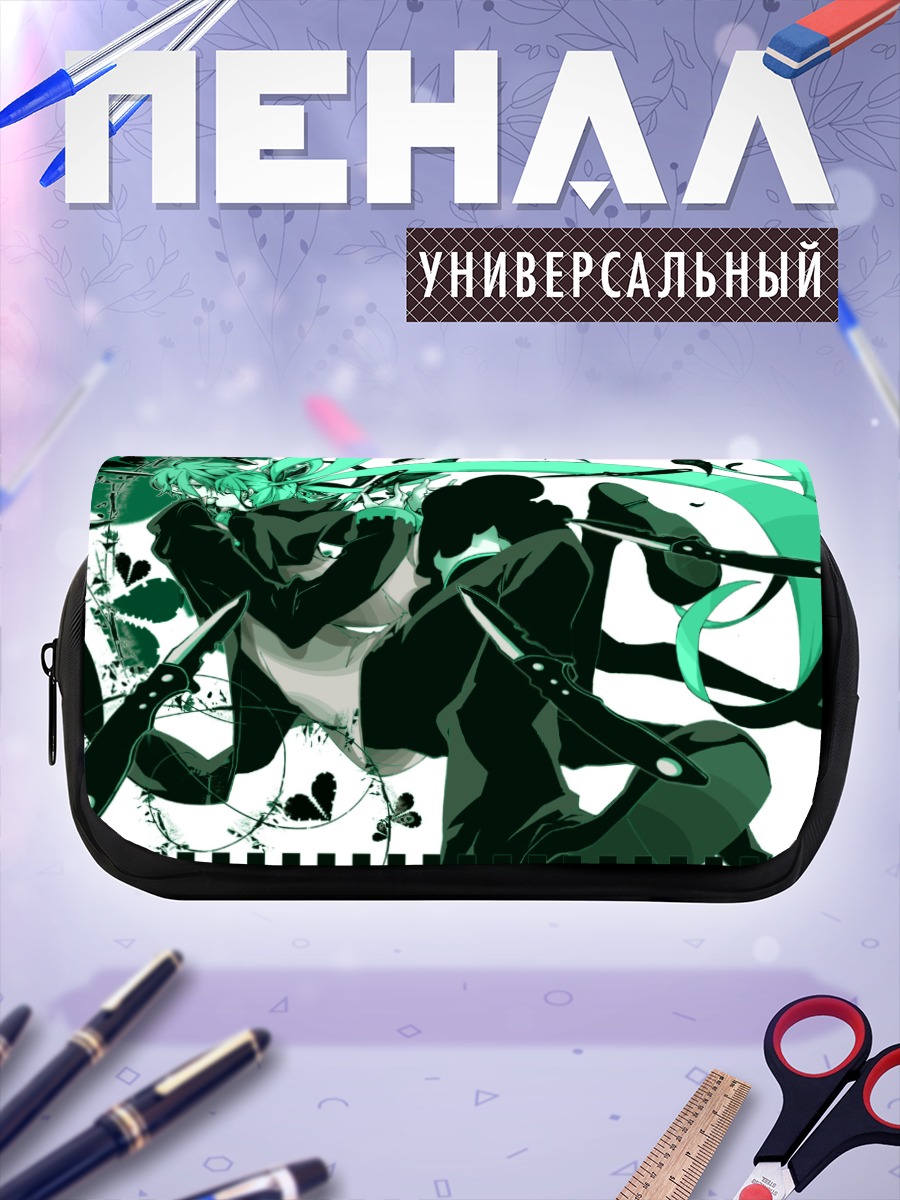 Пенал-косметичка Мику Хацунэ и Микуо