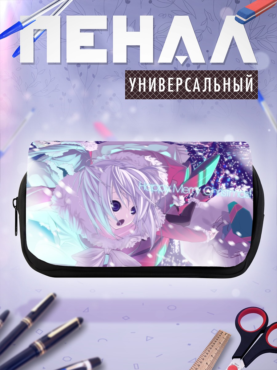 Пенал-косметичка Мику Хацунэ в снегу