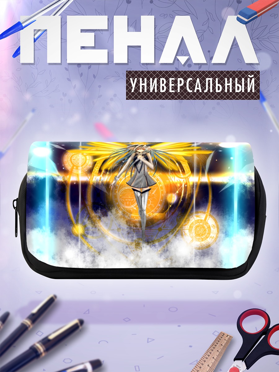 Пенал-косметичка Мику Хацунэ с крыльями