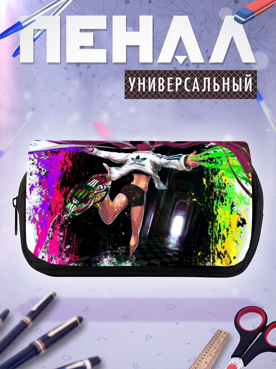 Пенал-косметичка Мику Хацунэ в красках