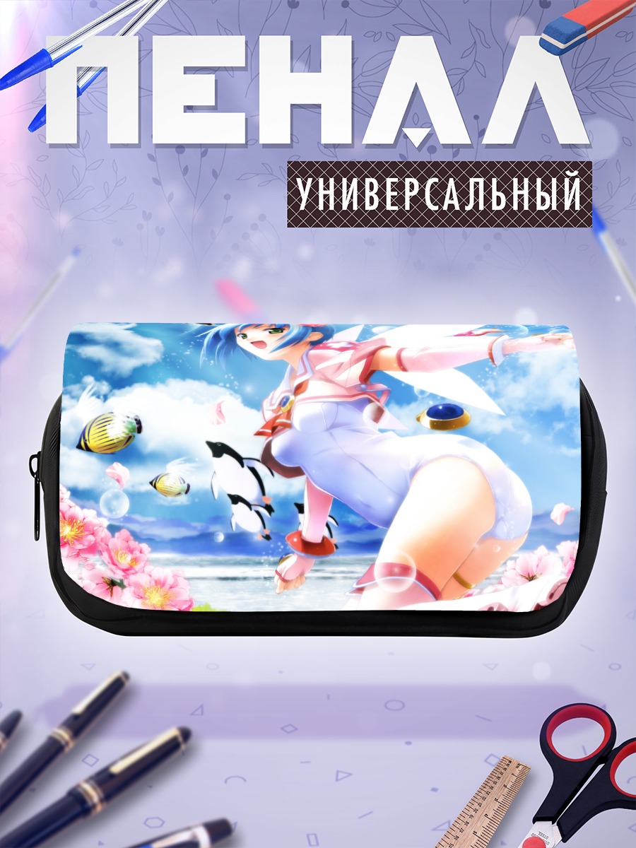 Пенал-косметичка Джибриль в цветах