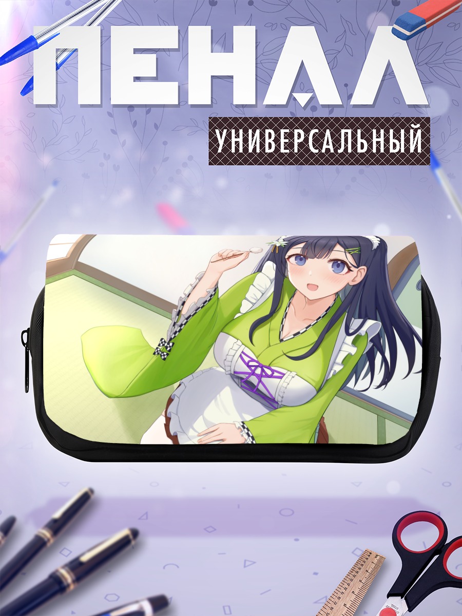 Пенал-косметичка Девушка в кимоно