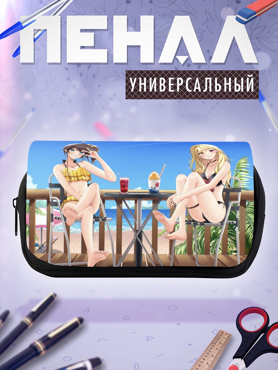 Пенал-косметичка Сара Хошикава на пляже