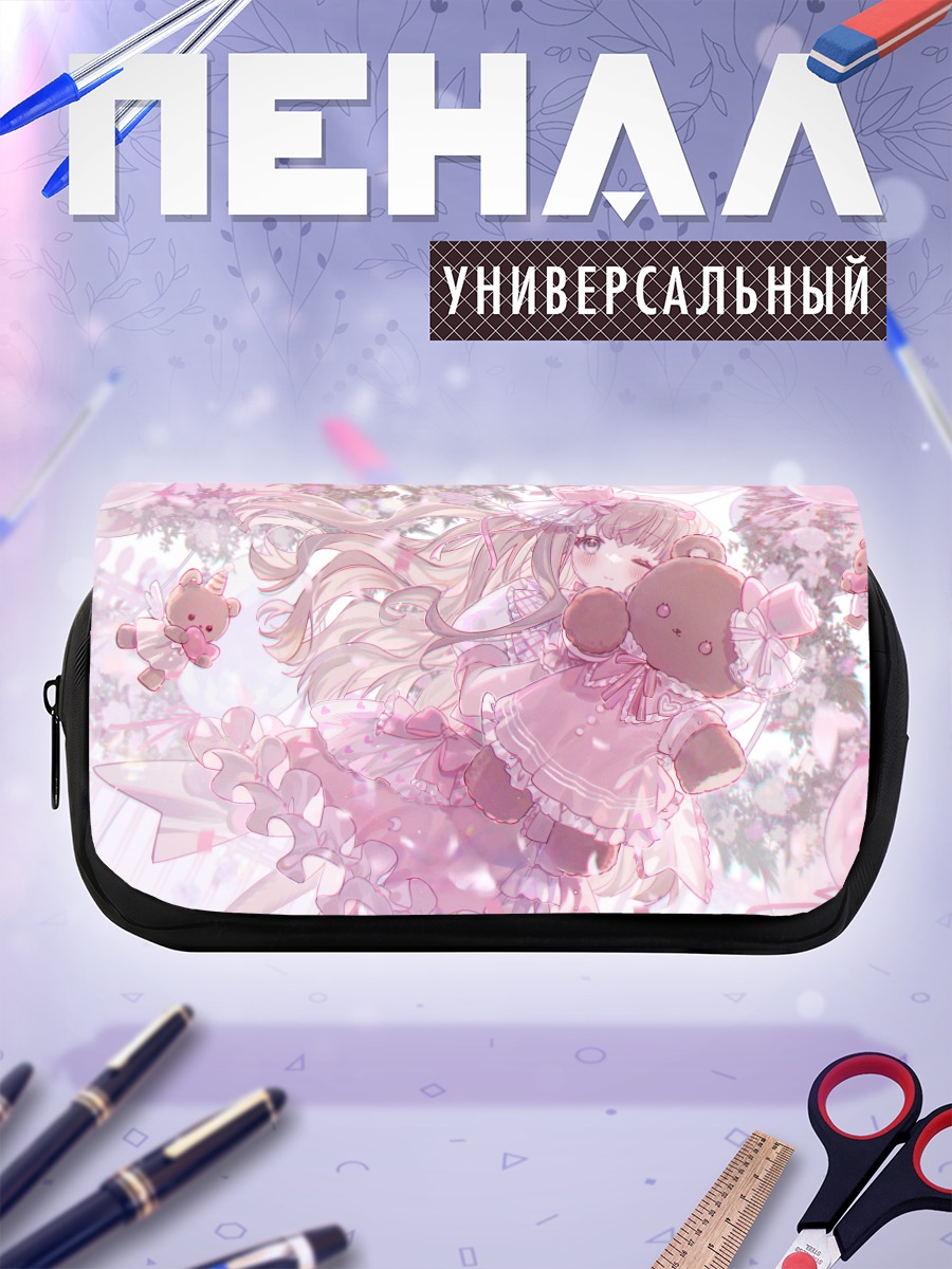 Пенал-косметичка Ангел с мишкой