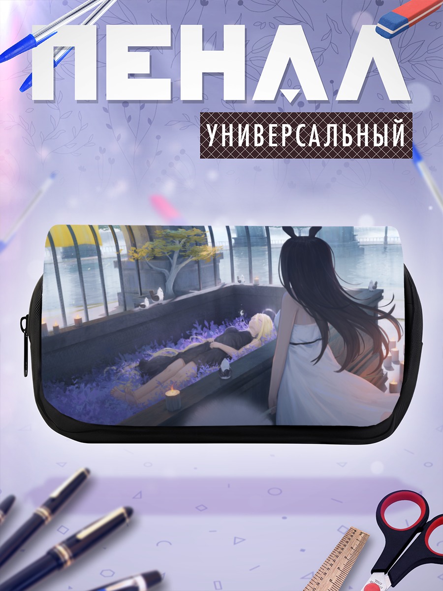 Пенал-косметичка Девушки в цветах