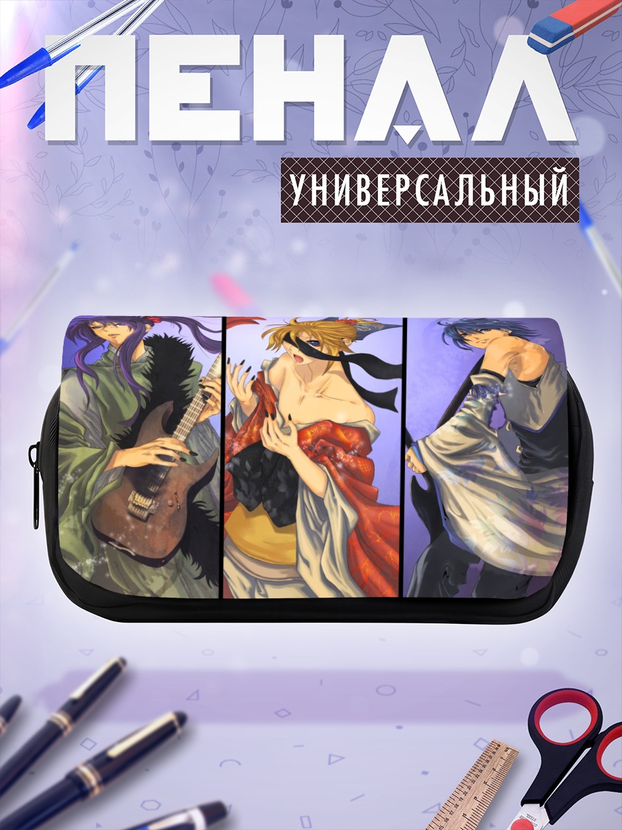 Пенал-косметичка Вокалоиды в кимоно