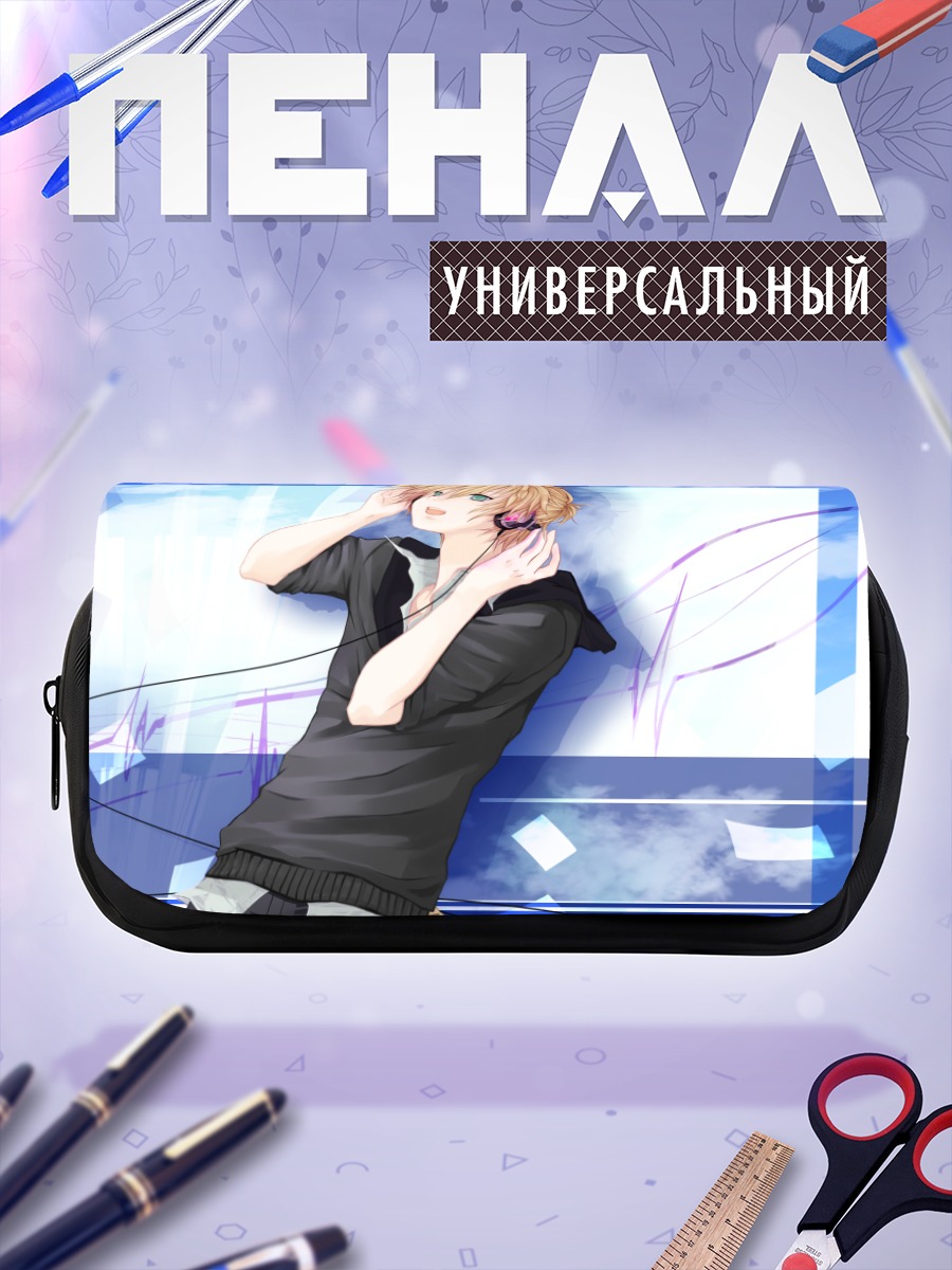 Пенал-косметичка Лен Кагамин в наушниках