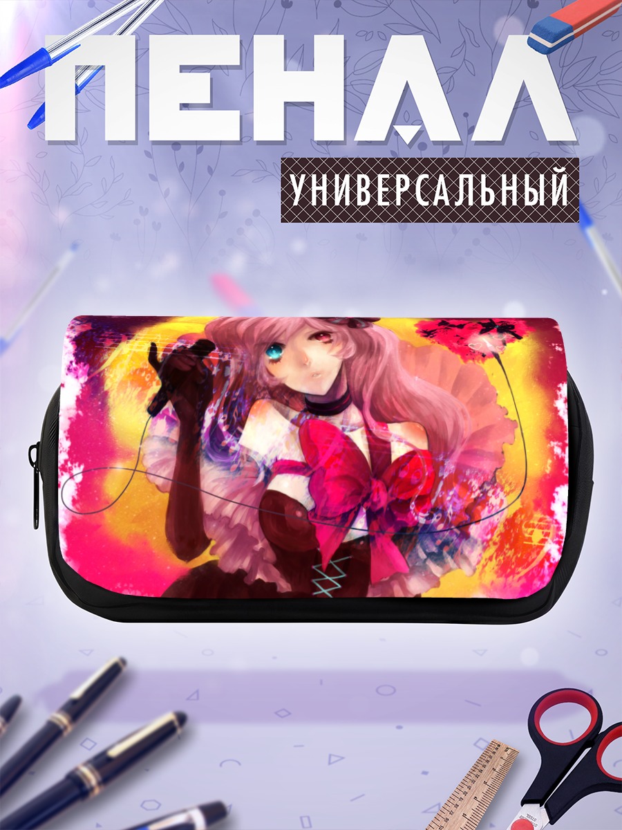Пенал-косметичка Лука Мегурин в цветах