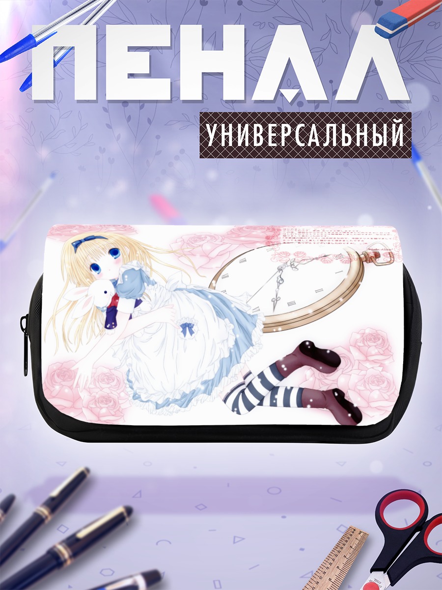 Пенал-косметичка Алиса в розах