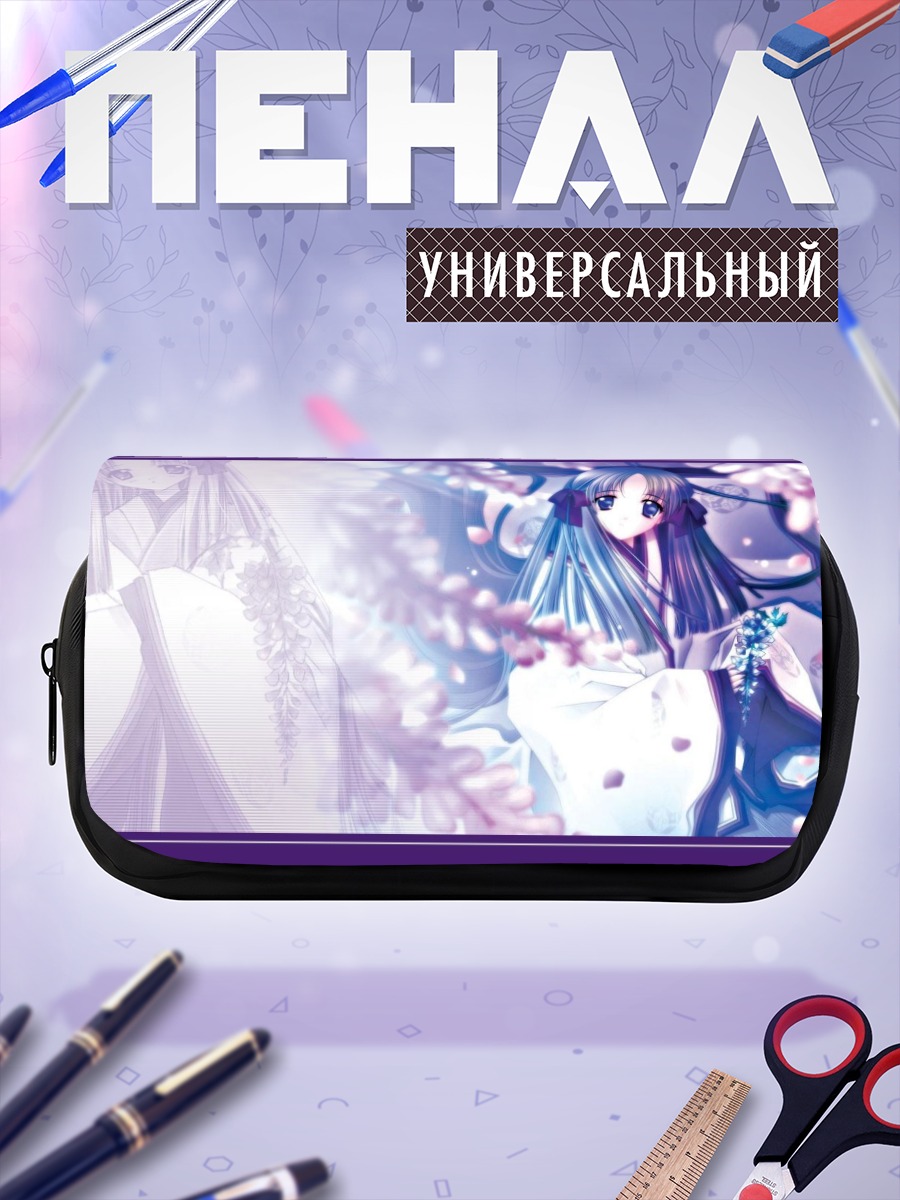 Пенал-косметичка Хацуми Адзума в цветах