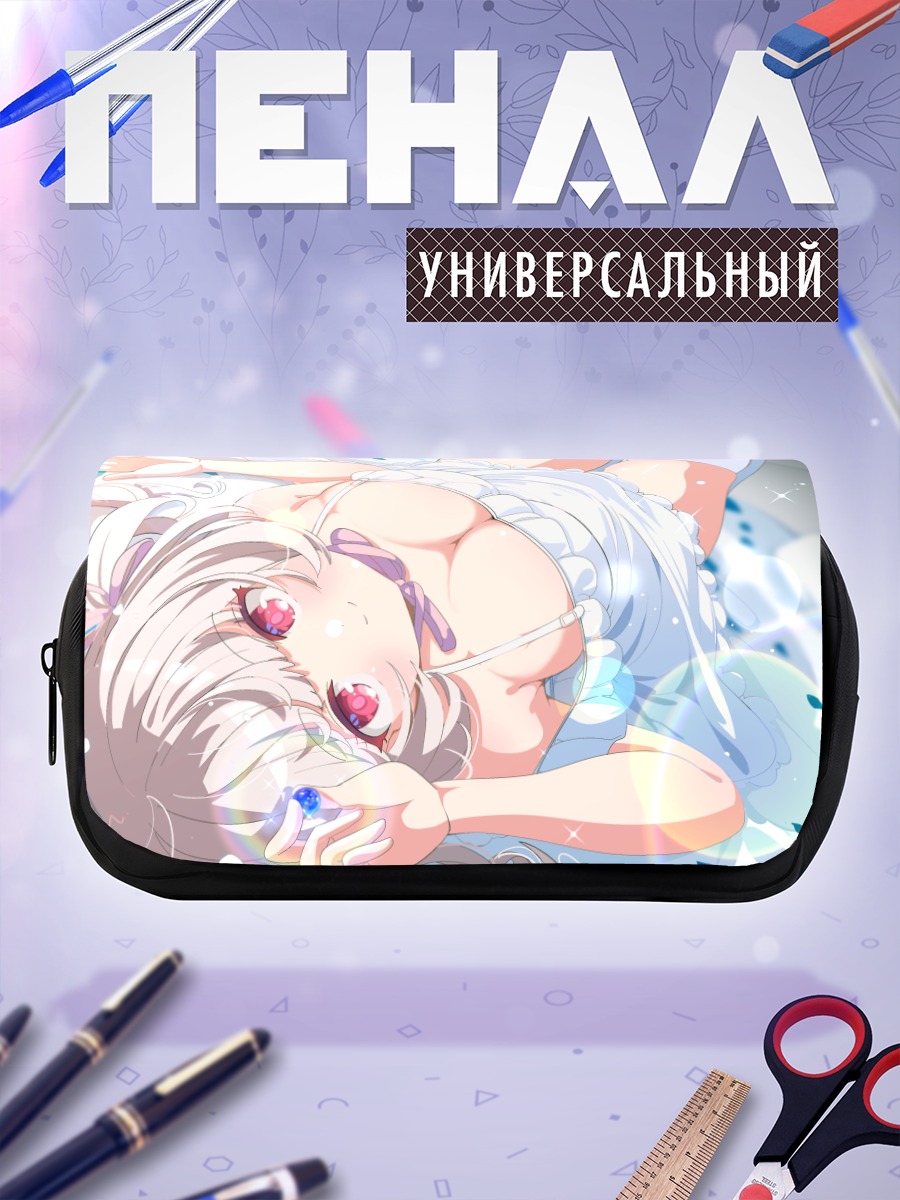 Пенал-косметичка Девушка в лепестках