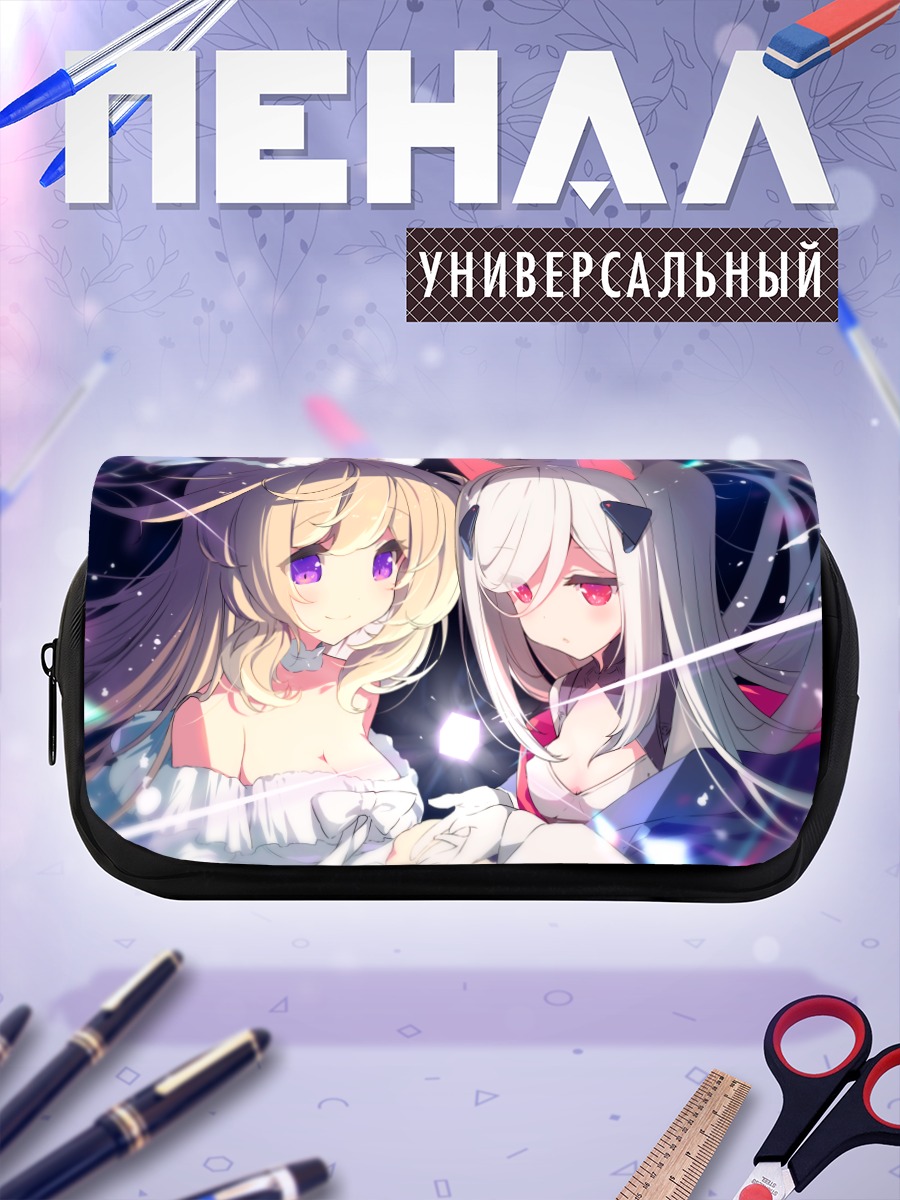 Пенал-косметичка Две девушки-лисицы