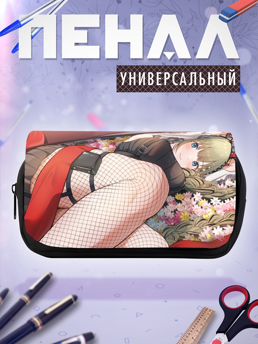 Пенал-косметичка Лиза Ханабуса в цветах