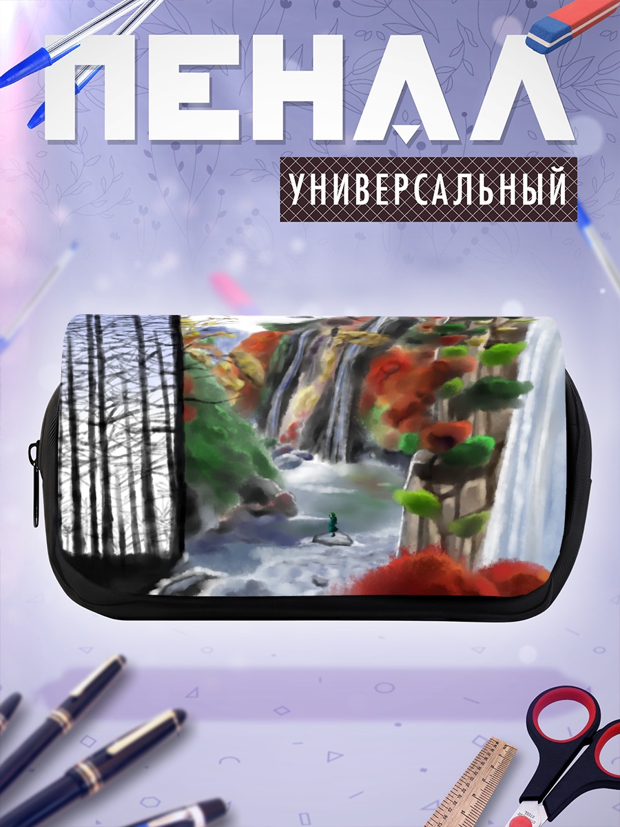 Пенал-косметичка Момидзи Инубасири в лесу