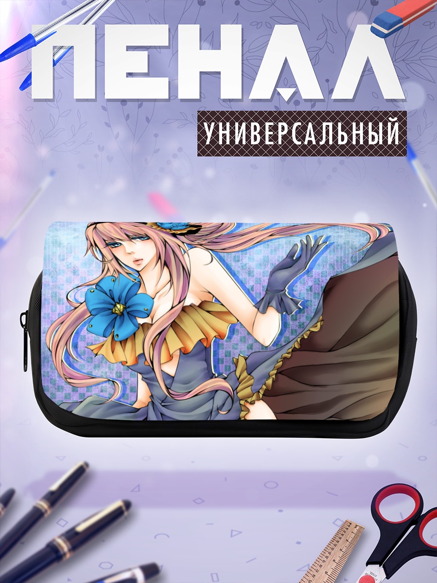 Пенал-косметичка Лука Мегурин в цветах