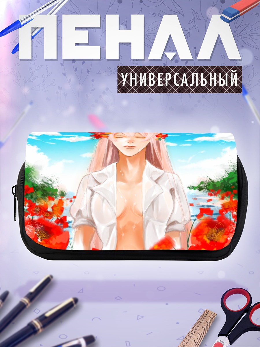 Пенал-косметичка Лука Мегурин в маках
