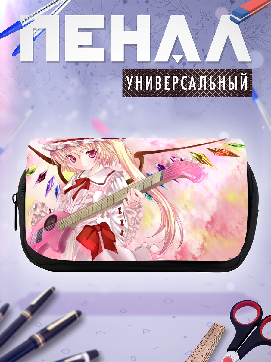 Пенал-косметичка Фландр Скарлет с гитарой