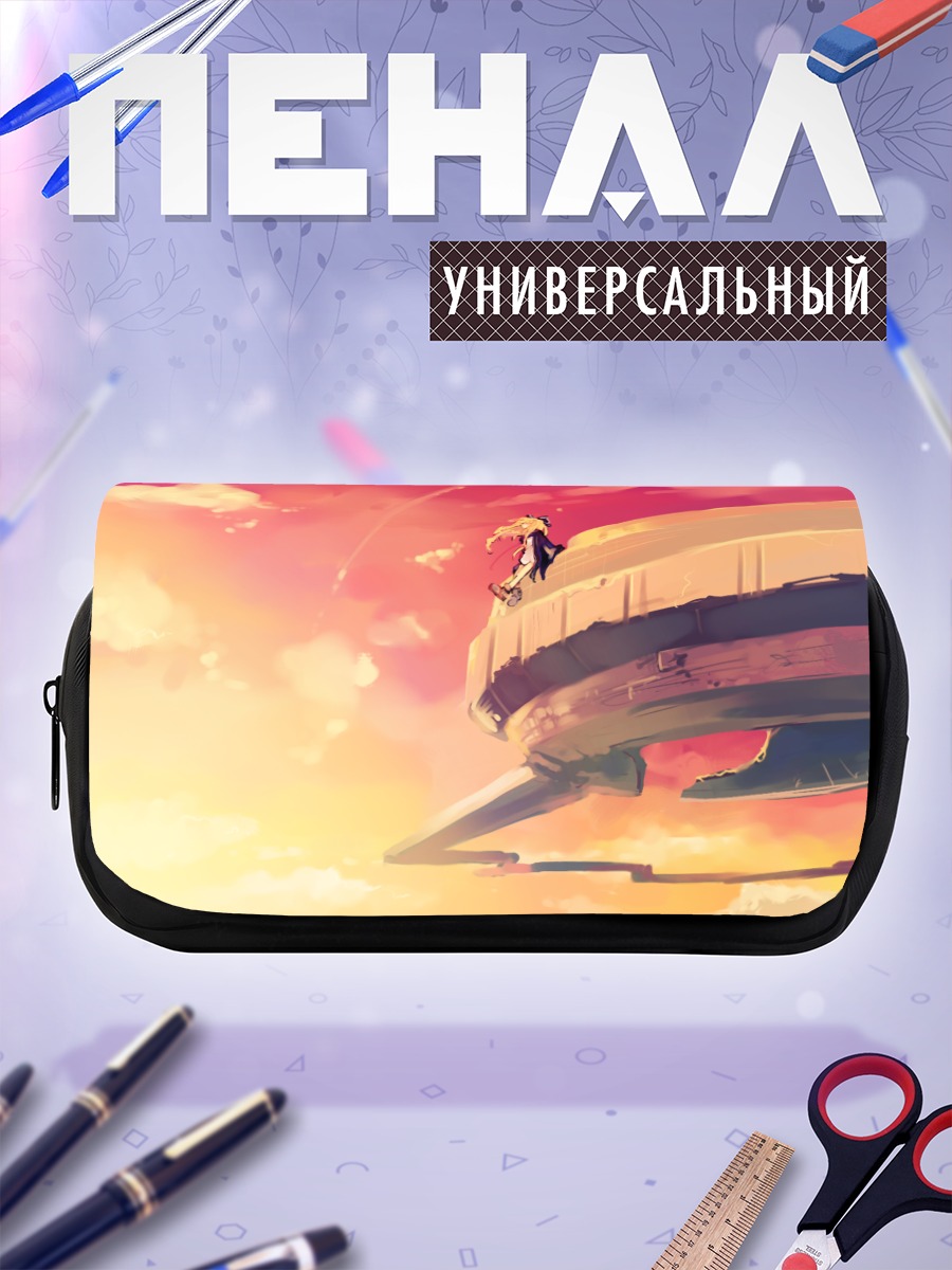 Пенал-косметичка Блондинка на закате