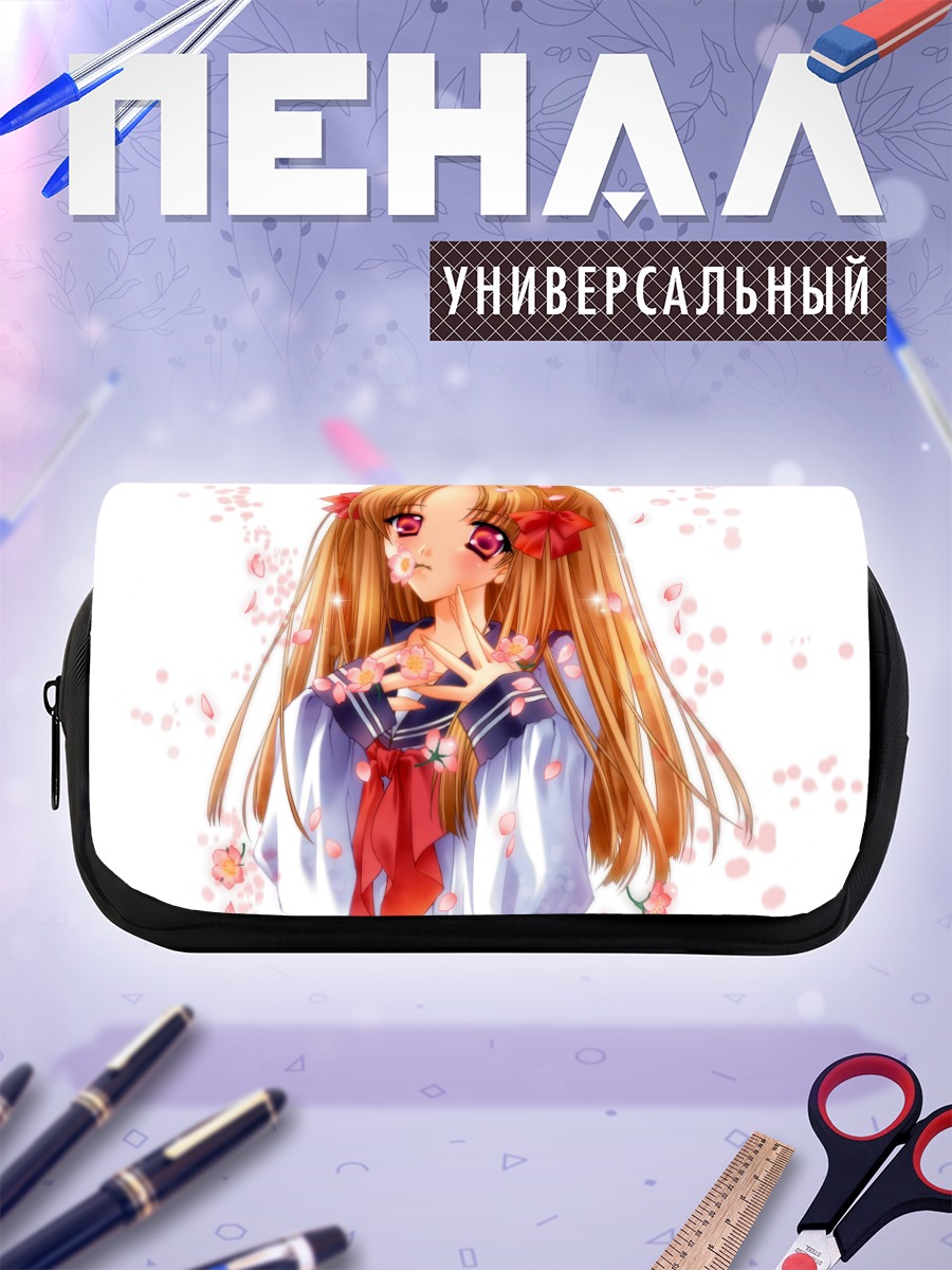 Пенал-косметичка Хацуми Адзума в лепестках