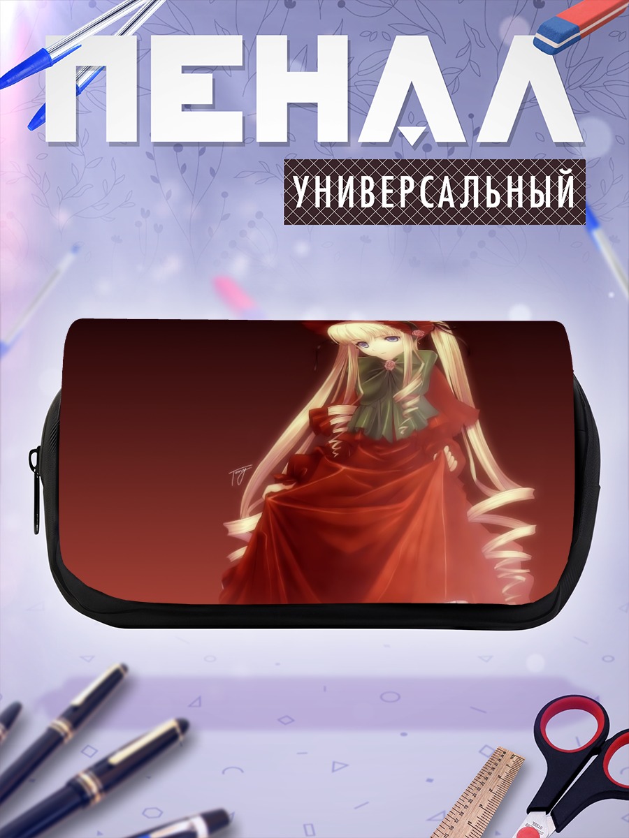 Пенал-косметичка Шинку в красном