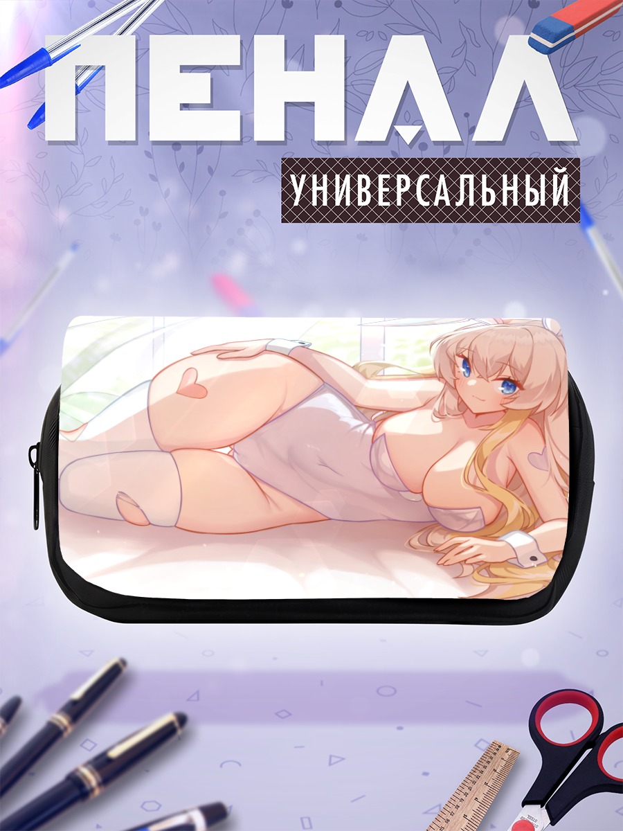 Пенал-косметичка Блондинка в образе зайчика