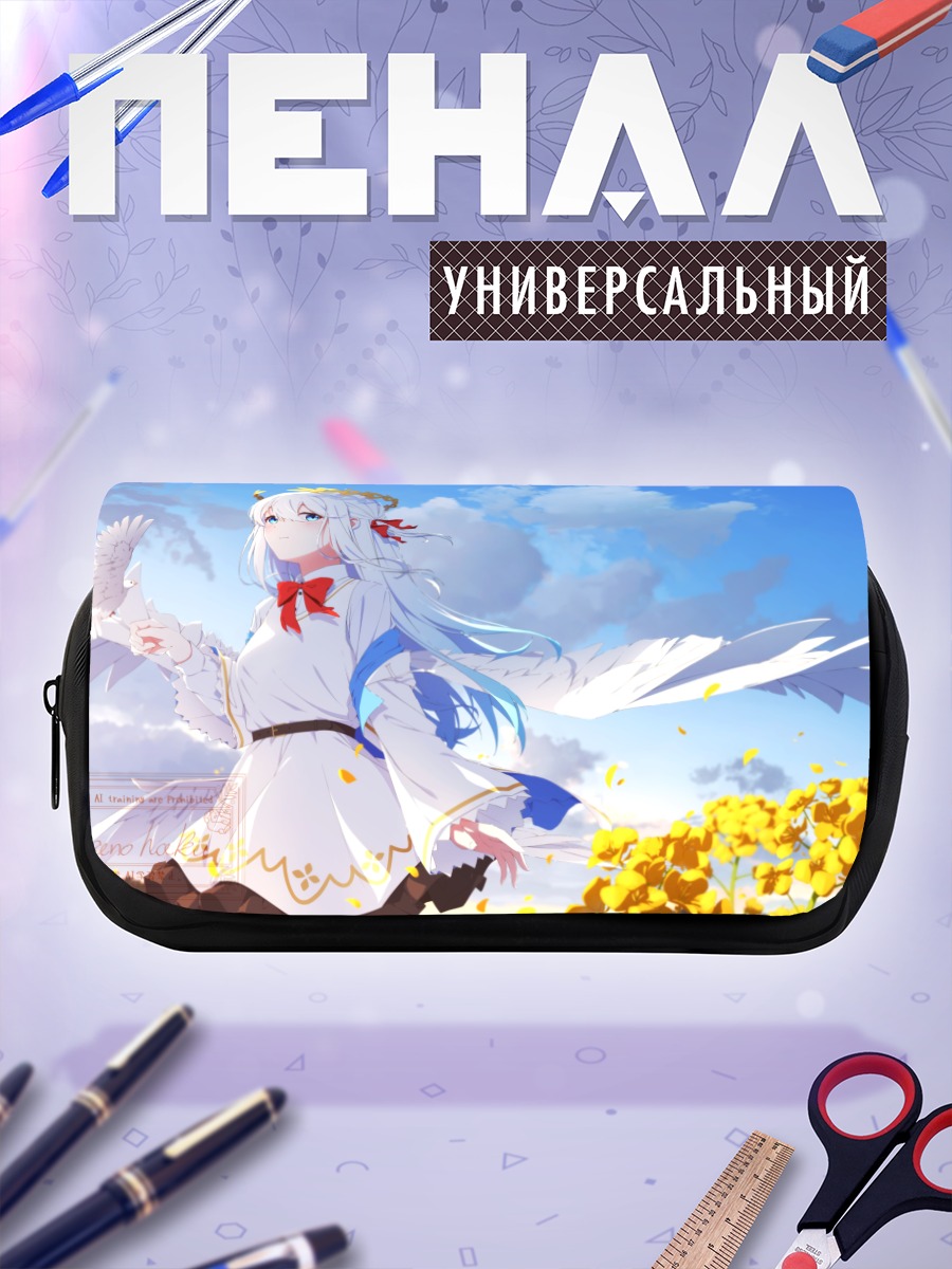 Пенал-косметичка Ангел в цветах