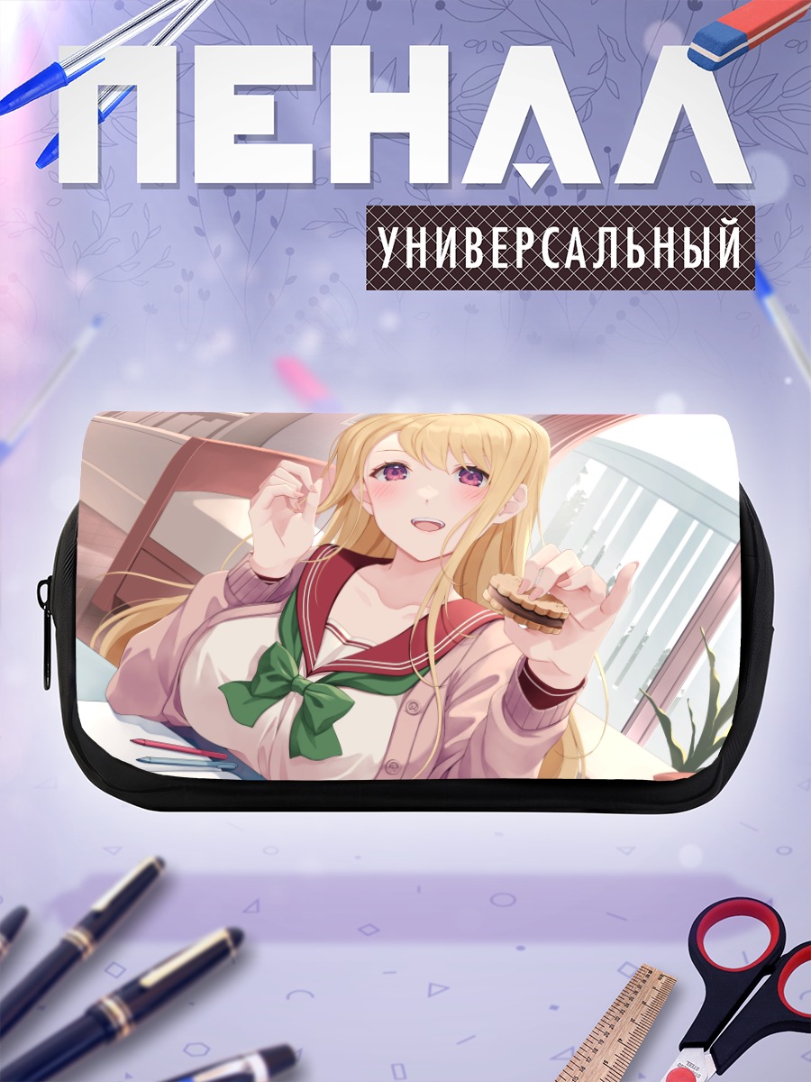 Пенал-косметичка Блондинка с пирожным