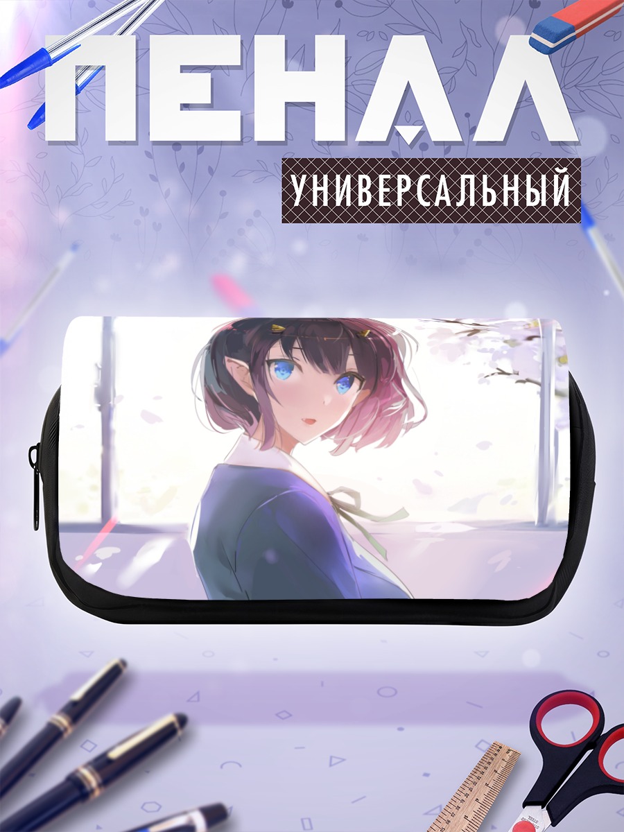Пенал-косметичка Демон в цветах