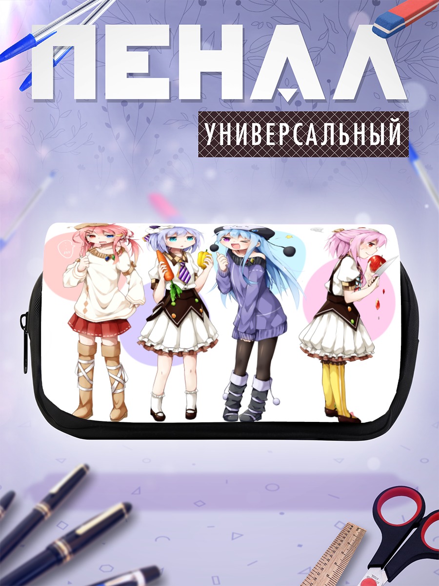 Пенал-косметичка Мику Хацунэ и подруги