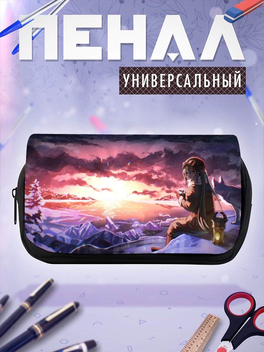 Пенал-косметичка Мику Хацунэ в снегах