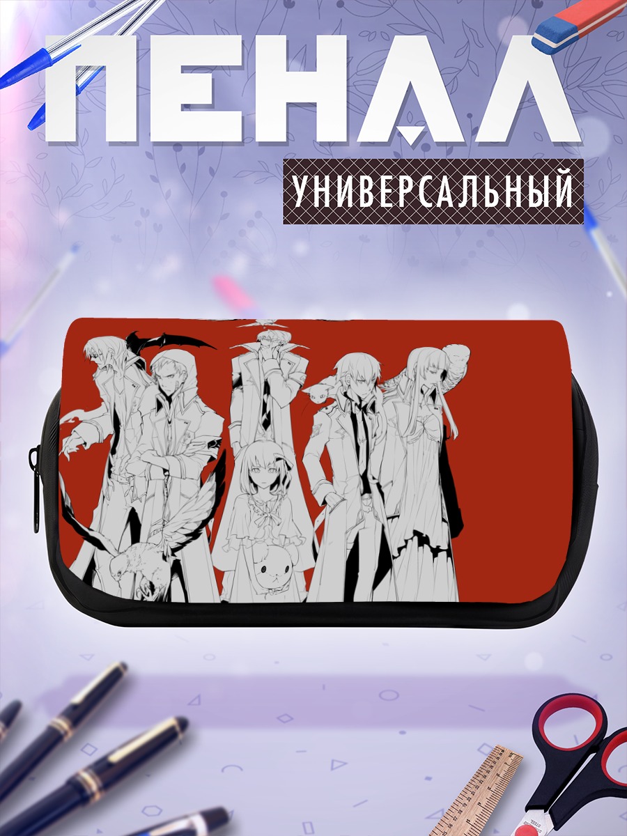 Пенал-косметичка Белые птицы