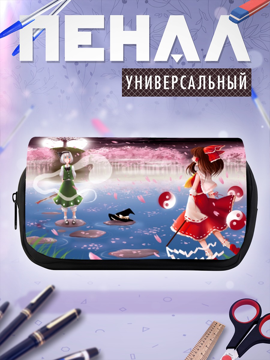 Пенал-косметичка Рейму Хакурей в сакуре