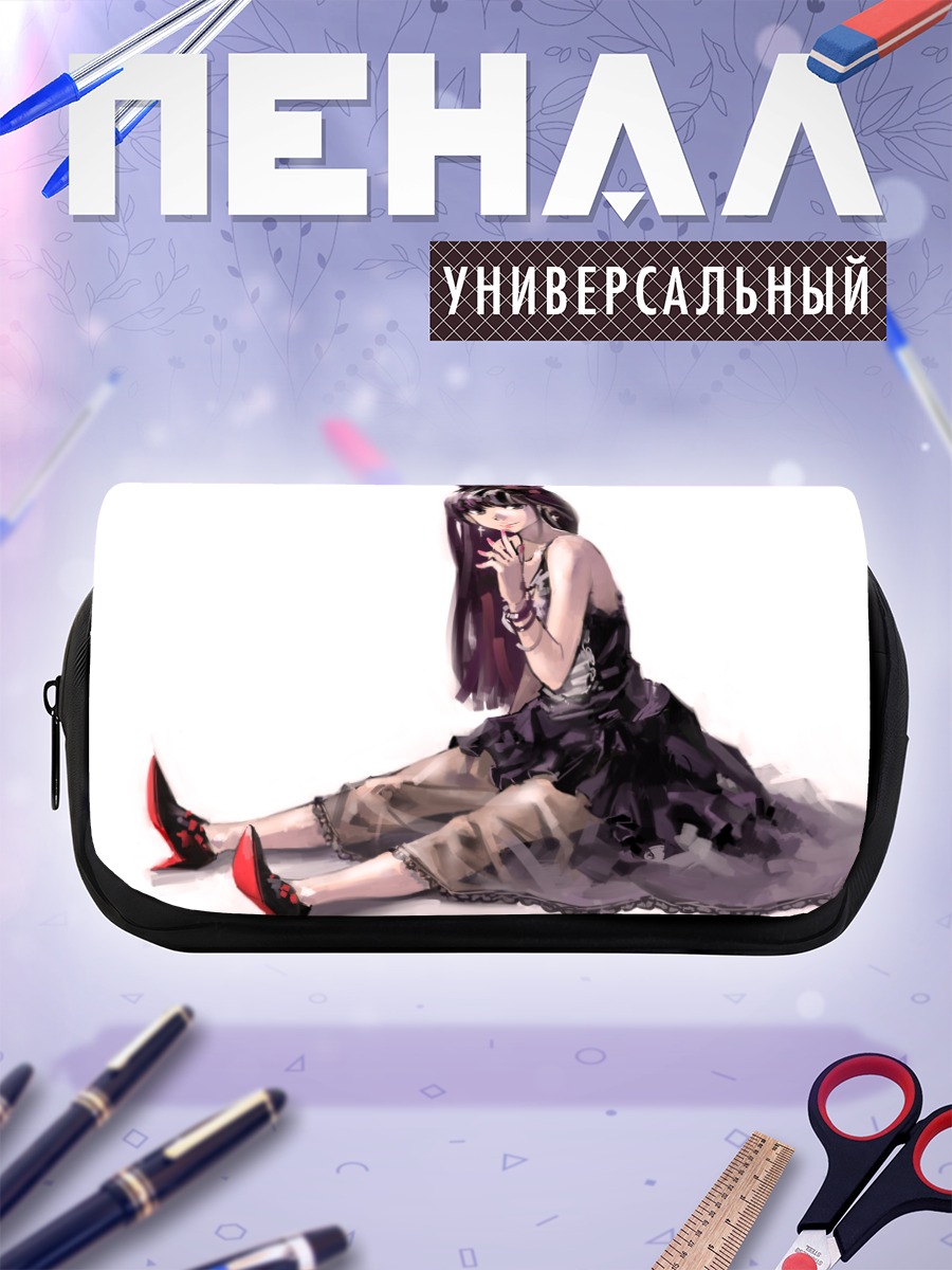 Пенал-косметичка Девушка в платье