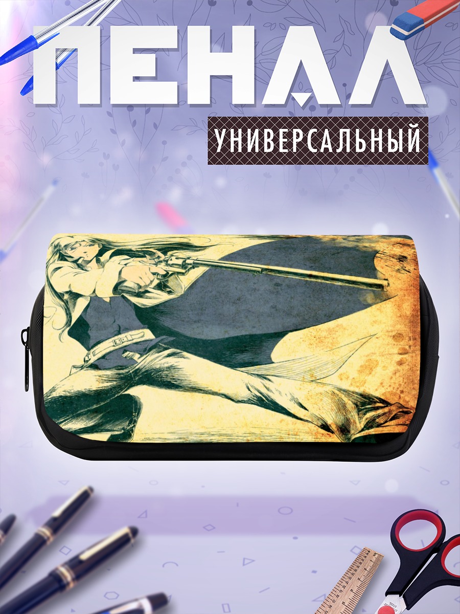 Пенал-косметичка Чихая Кисараги с ружьем