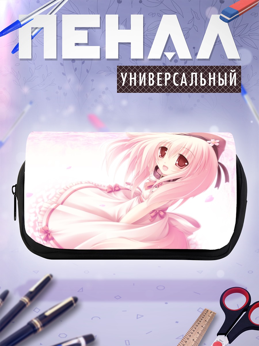 Пенал-косметичка Девочка в сакуре