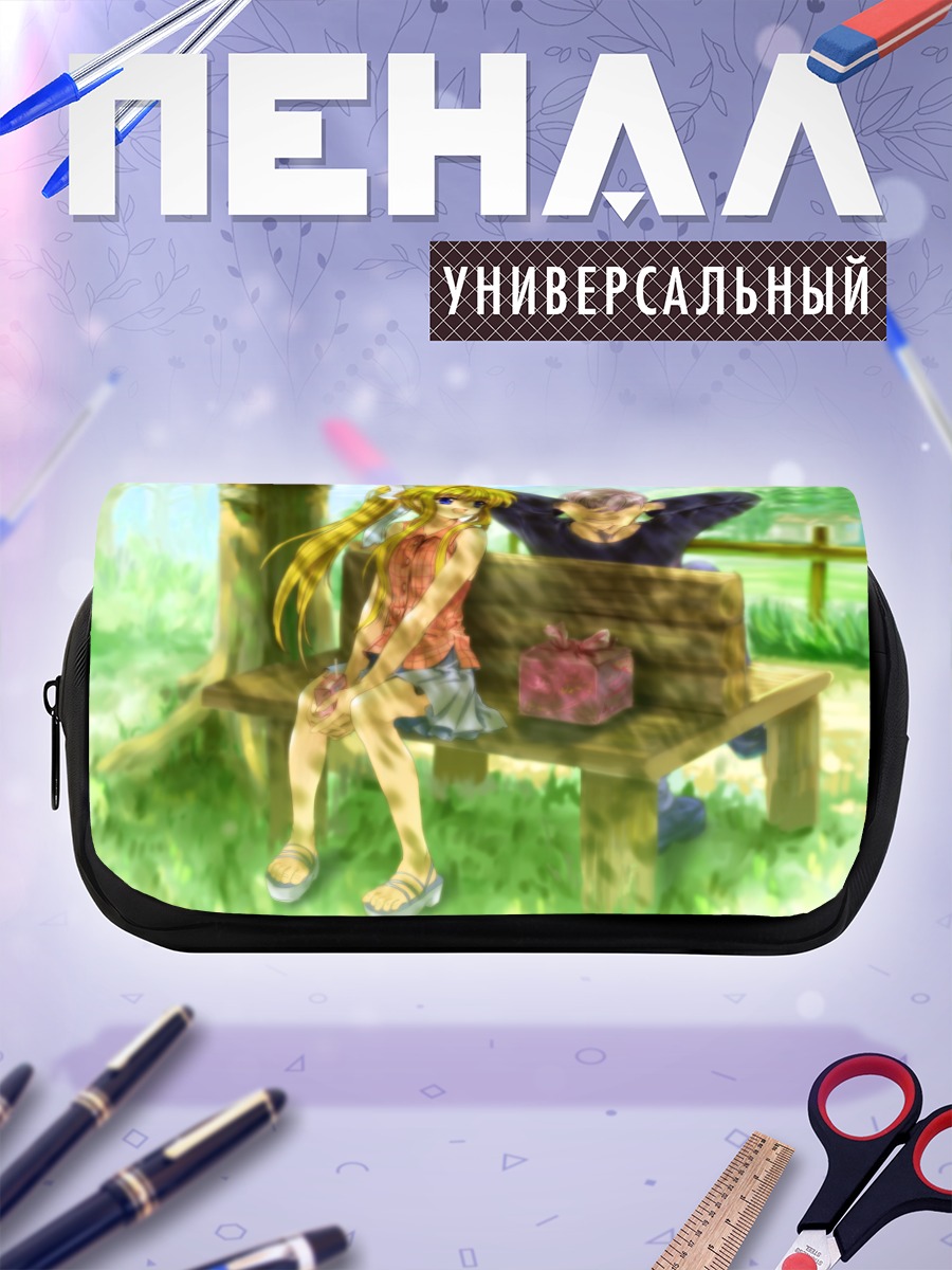 Пенал-косметичка Мисузу Камио на скамейке