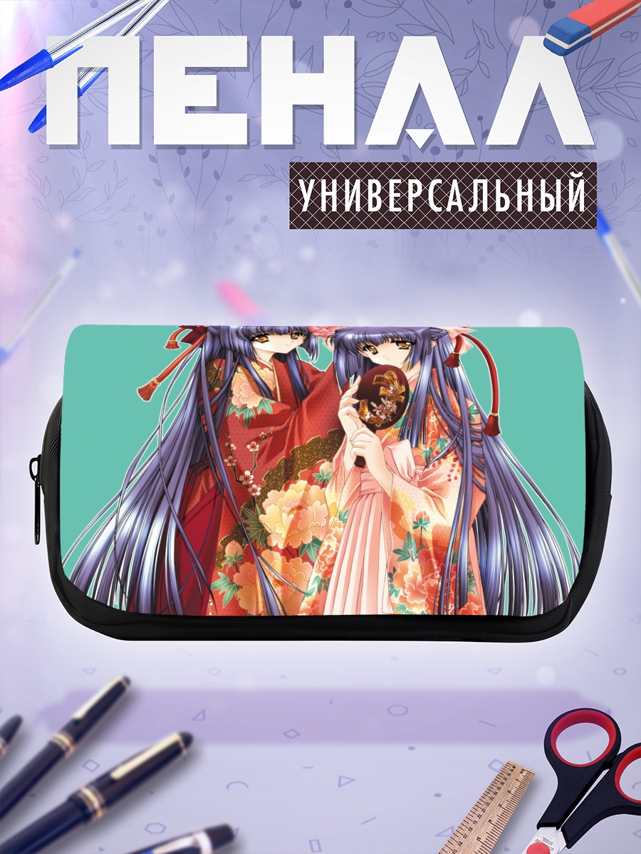 Пенал-косметичка Девушки в кимоно