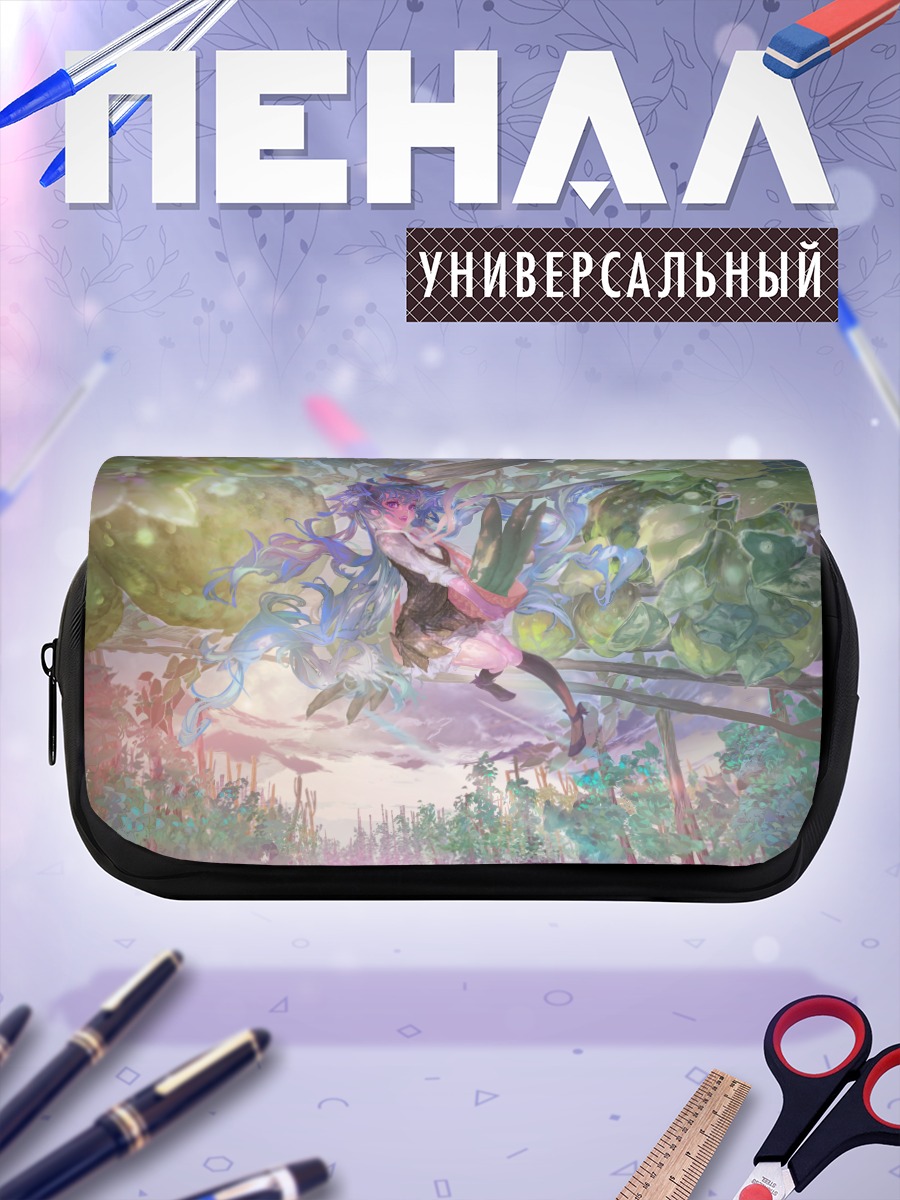 Пенал-косметичка Девушка в лесу
