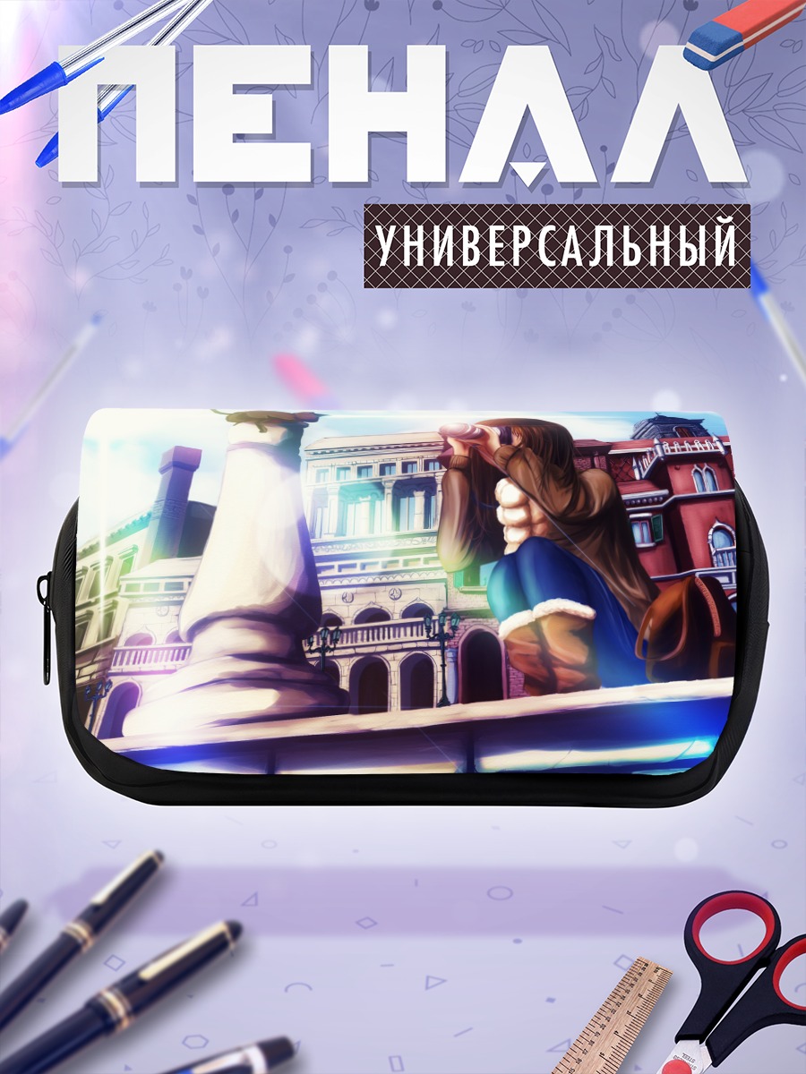 Пенал-косметичка Кот с камерой