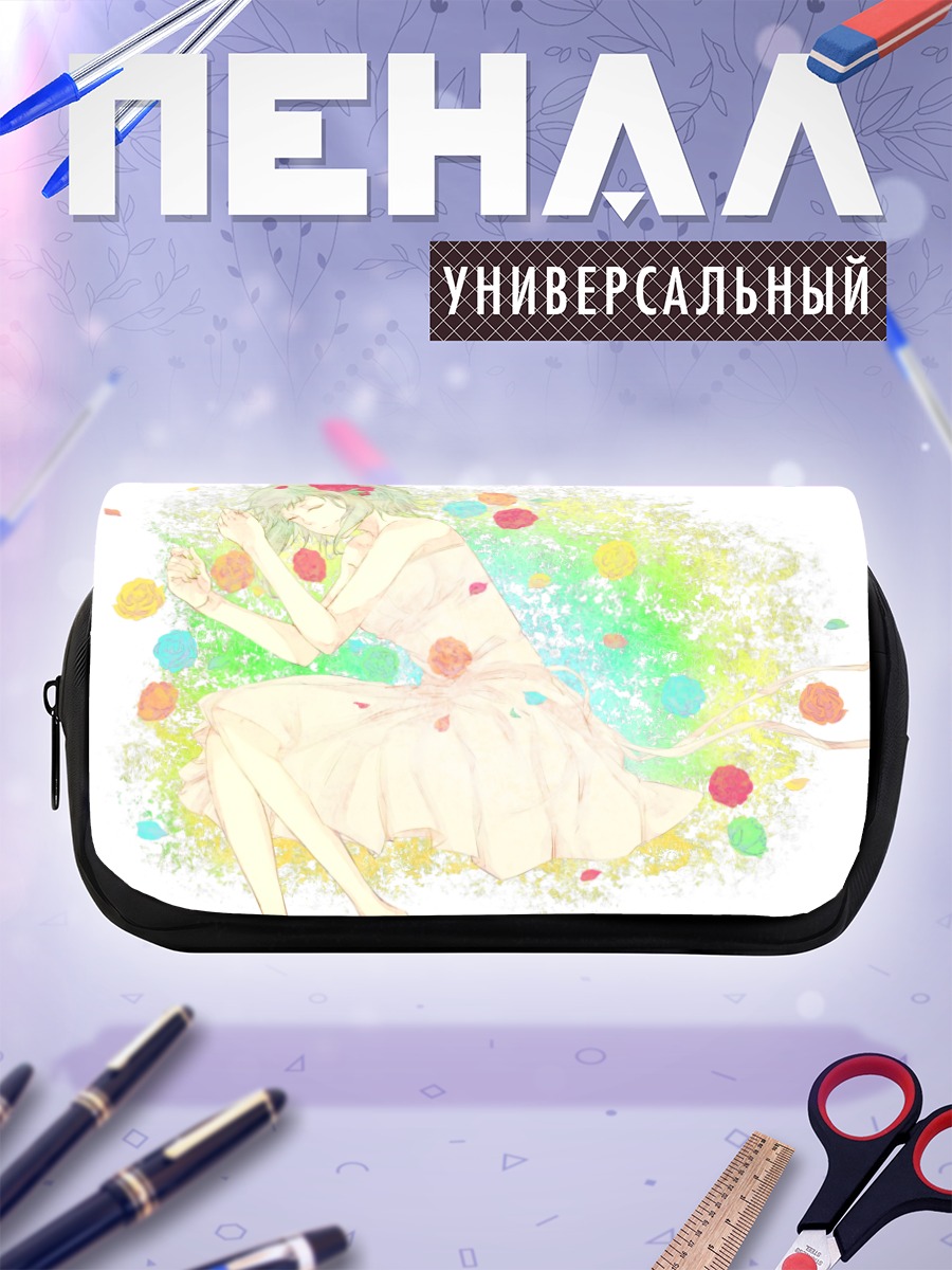 Пенал-косметичка Гуми в цветах