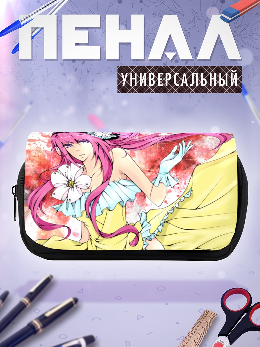 Пенал-косметичка Лука Мегурин с цветами