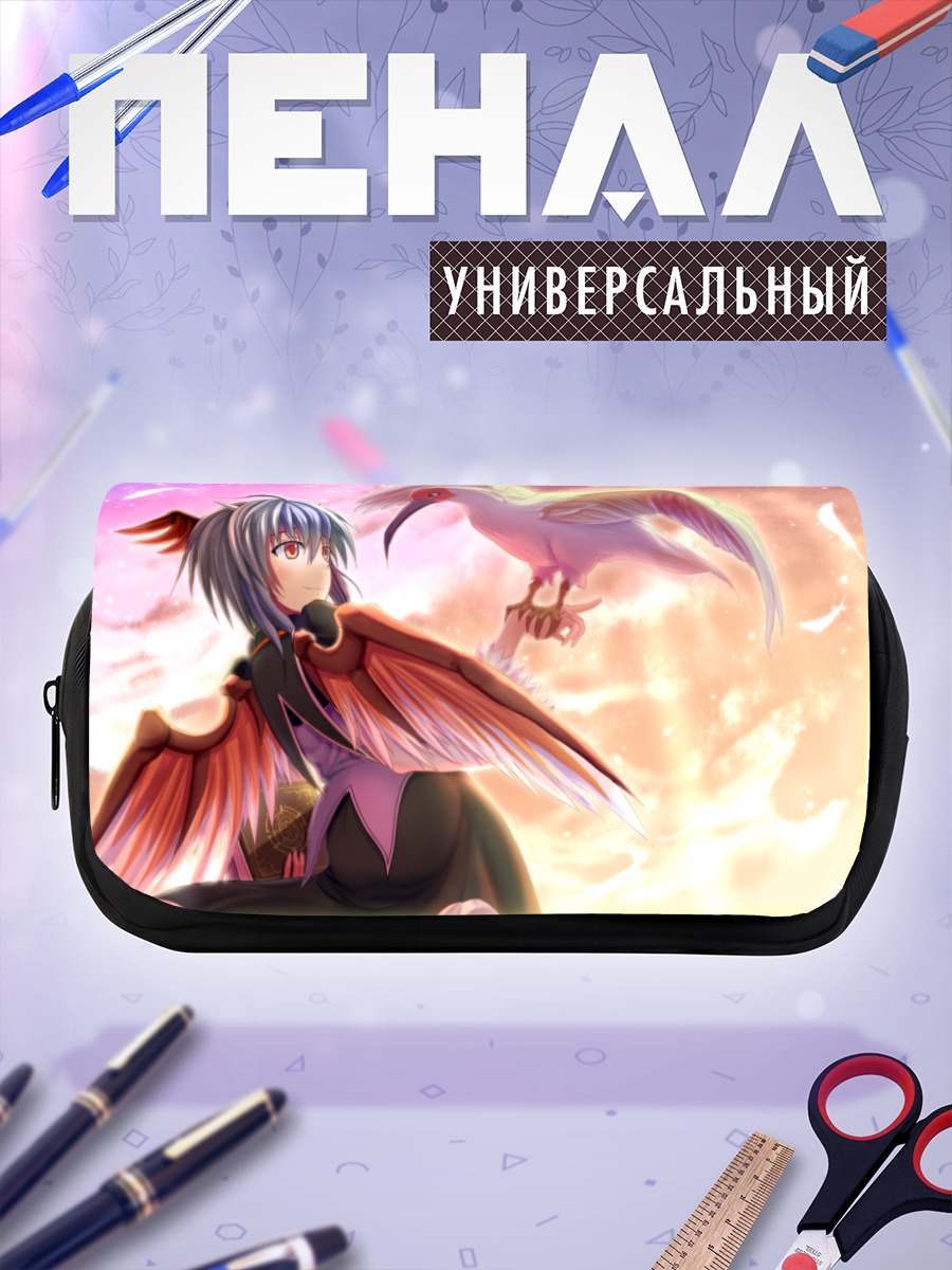 Пенал-косметичка Токико с журавлем