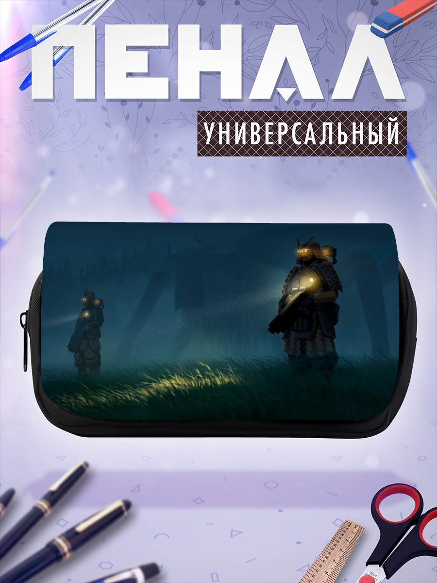 Пенал-косметичка Самурай в ночи