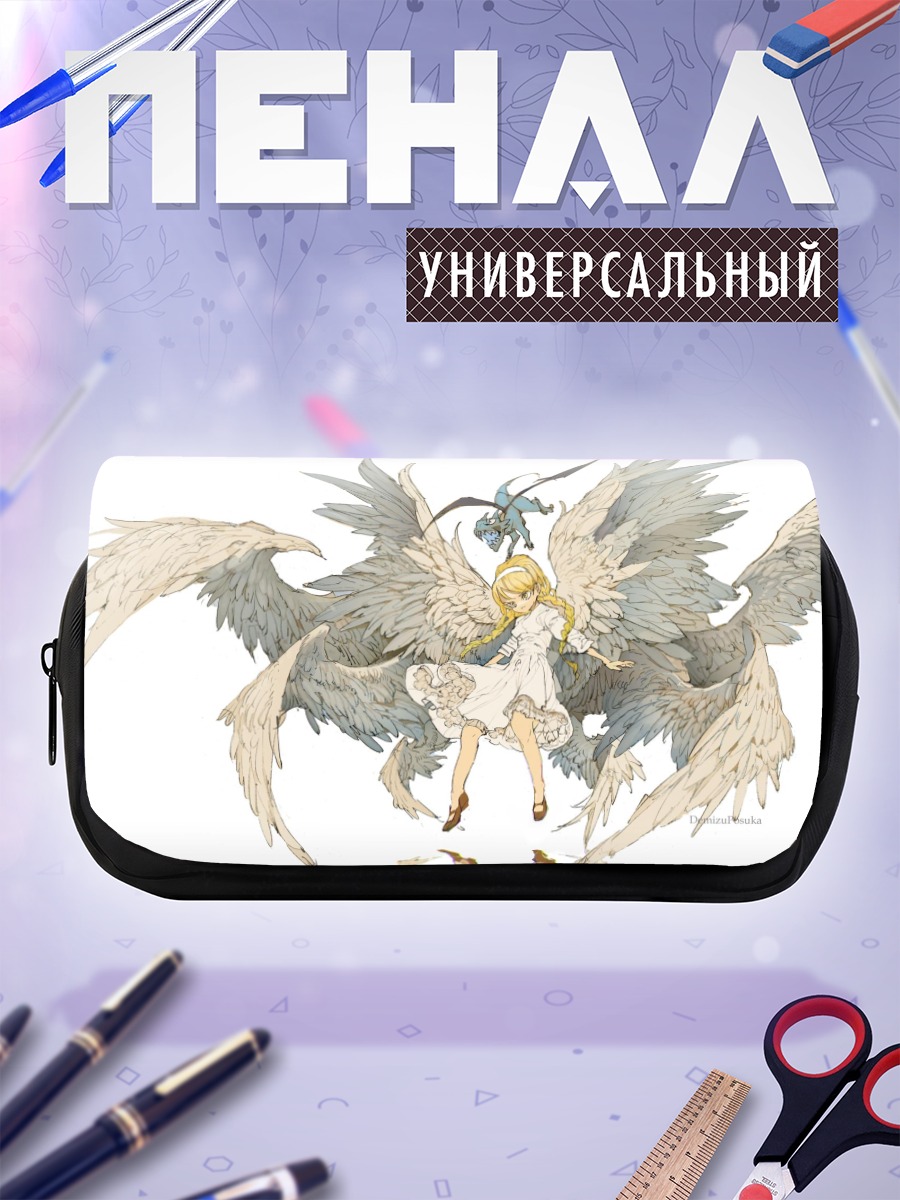 Пенал-косметичка Ангел с косами
