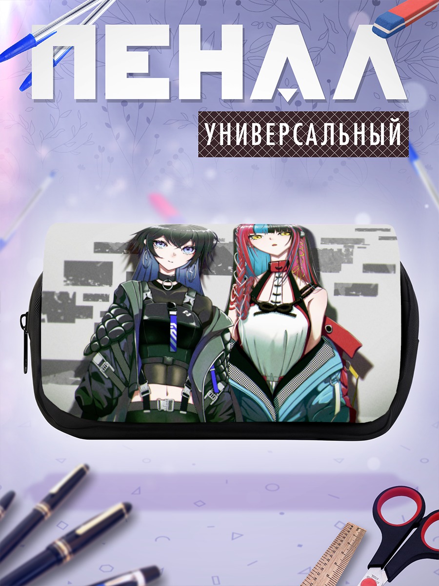Пенал-косметичка Коко в стиле киберпанк