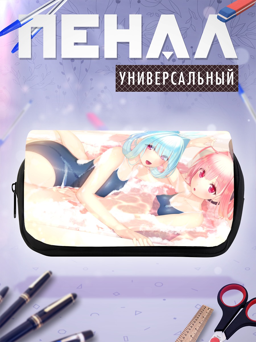 Пенал-косметичка Аканэ и Аой в пене