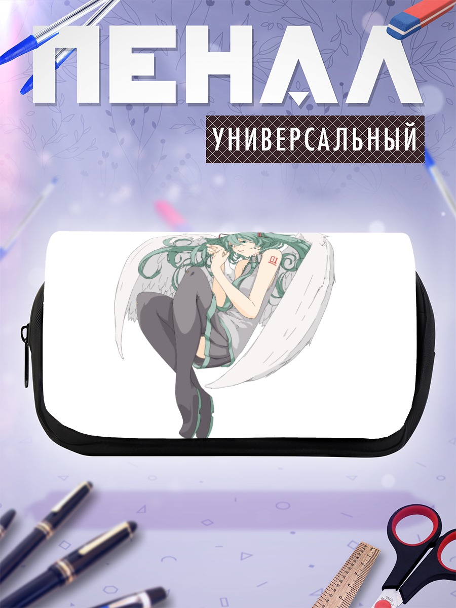 Пенал-косметичка Мику Хацунэ ангел