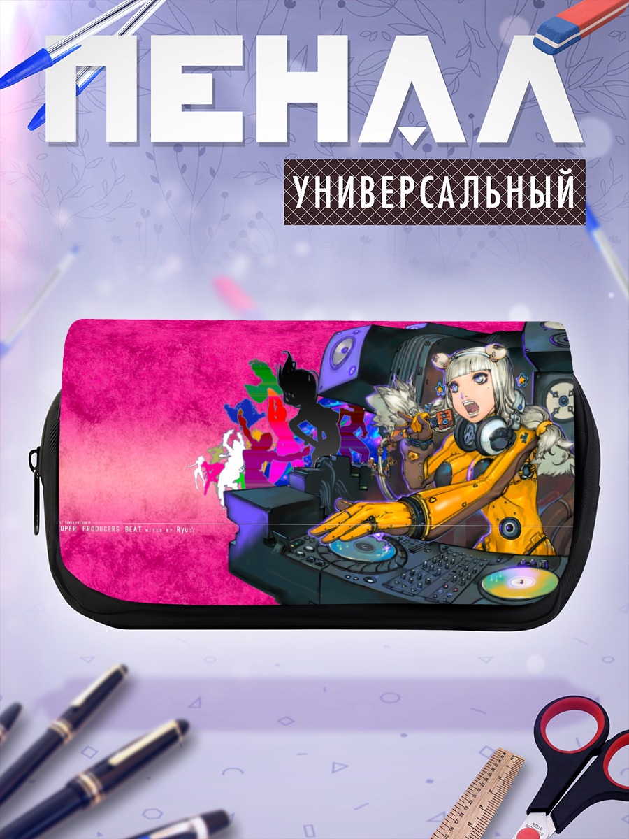 Пенал-косметичка Мику Хацунэ диджей